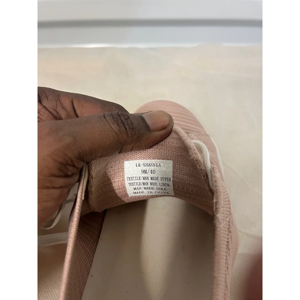 Lucky Brand Women's Shannia Casual Washable Sneakers Pink Size 9M/40